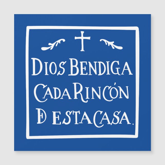 Dios bendiga cada rincon (Frente)