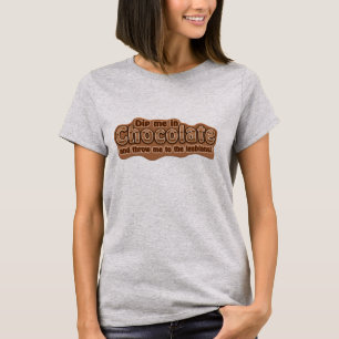 DIP ME EM Camisa CHOCOLATE - escolha o estilo