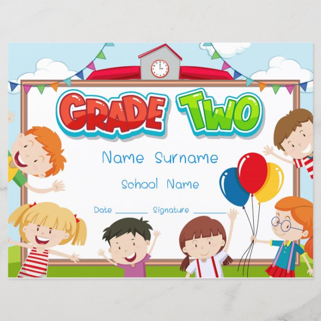 Diploma de grau dois (Frente)