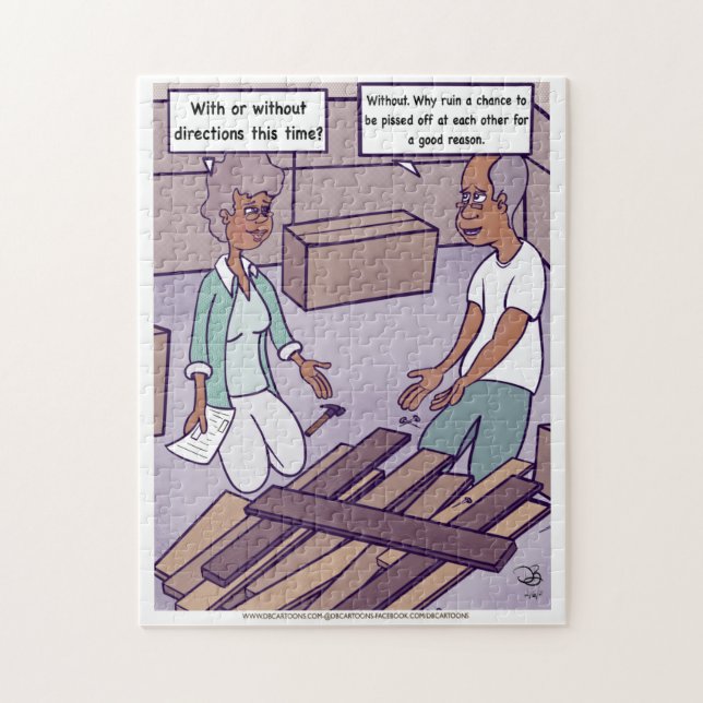 Direções Cartoon Jigsee Quebra-cabeça (Vertical)