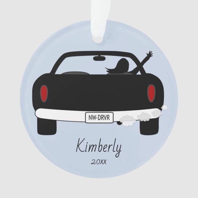 Direita Dirigir Novo Ornamento de Garota de Driver (Frente)