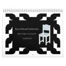 Direito do calendário dos slogan da recuperação