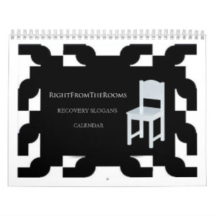 Direito do calendário dos slogan da recuperação