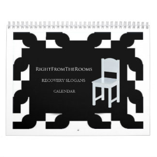 Direito do calendário dos slogan da recuperação