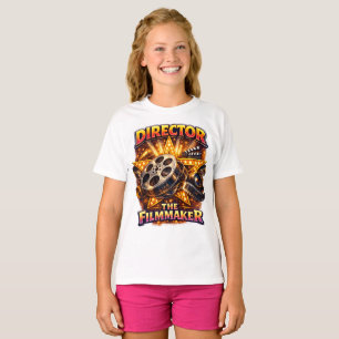 Diretor - Camiseta para meninas cineastas