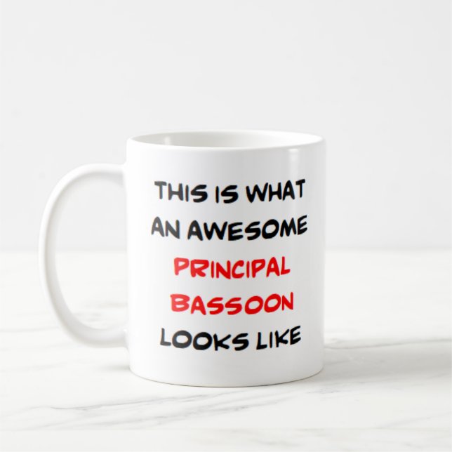 diretor de bassons, caneca de café incrível (Esquerda)