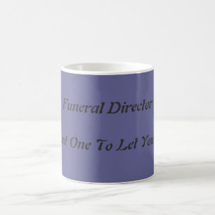 Diretor fúnebre caneca