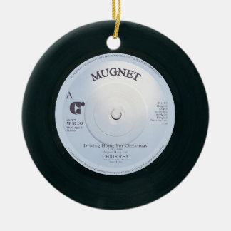 Dirigindo Para Casa Para O Ornamento De Cerâmica D