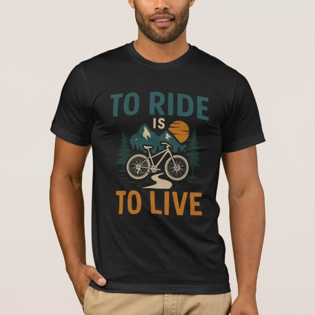 Dirigir É Viver Camisa De Bicicleta (Frente)