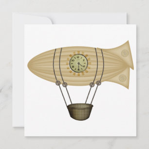 dirigível steampunk zeppelin