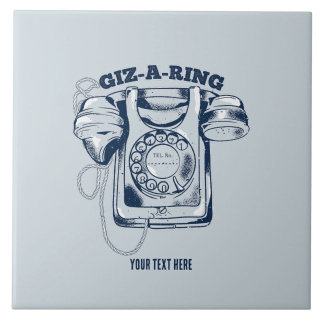 Discagem rotativa azul (Frente)