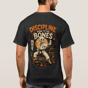 Disciplina até os Ossos Camiseta de Karatê de Hall
