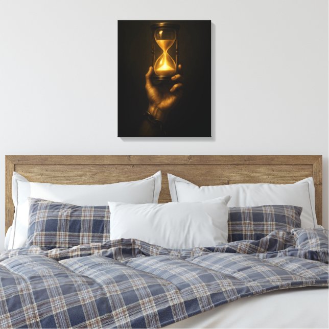 Discipline Over Comfort Canvas Print (Insitu(Quarto))