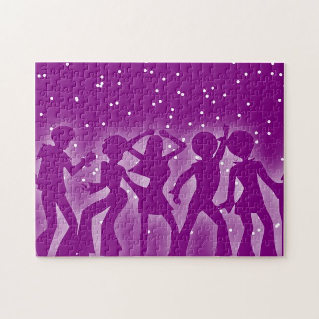 DISCO DANCING 1970s JIGSAW QUEBRA-CABEÇA (Horizontal)