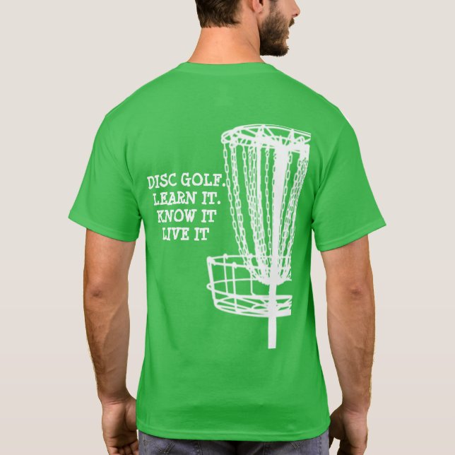 Disco de camisa Mens T, aprenda-o, sabe-o (Verso)