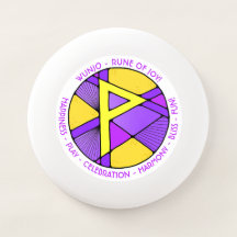Disco de Frisbee da Runa Wunjo em Art Nouveau - AL