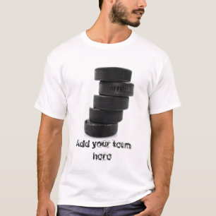 Disco de hóquei no gelo ... Camiseta do Disco de H