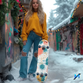 Disco de skate de padrão dinâmico de intermitência