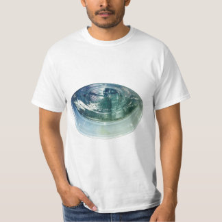 Disco de Vidro – Camiseta de Arte Minimalista