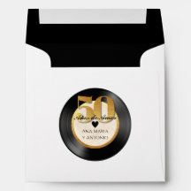 Disco de Vinil Retro Espanhol Aniversário de 50 An