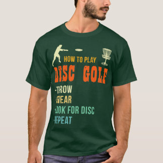 Disco Golf Lover Camisa Engraçado Disco Golf Dava 