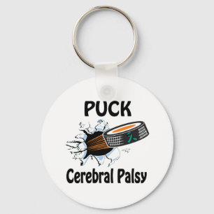Disco o chaveiro da paralisia cerebral das causas