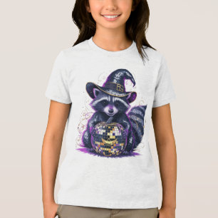 Disco Raccoon Halloween T Shirt - Bruxa Vibrante H