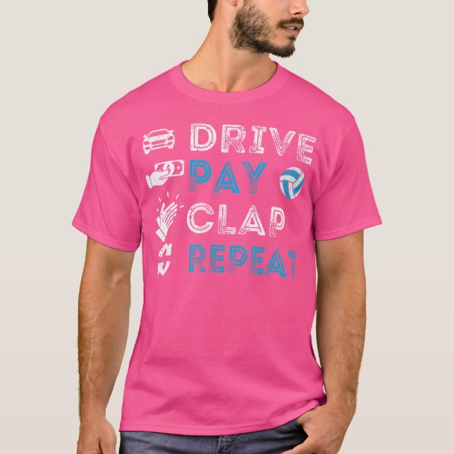 Disco Repetidamente Pay Clap Comer Sleep Água Polo (Frente)