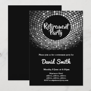 discoteca, vintage, convite para festa de dança