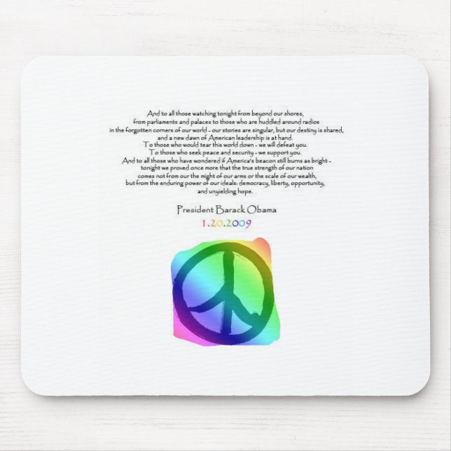 Discurso Mousepad de Obamas (Frente)