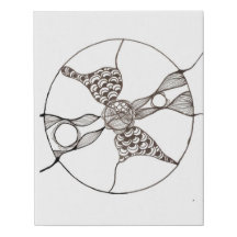 Diseño zen hecho a mano 