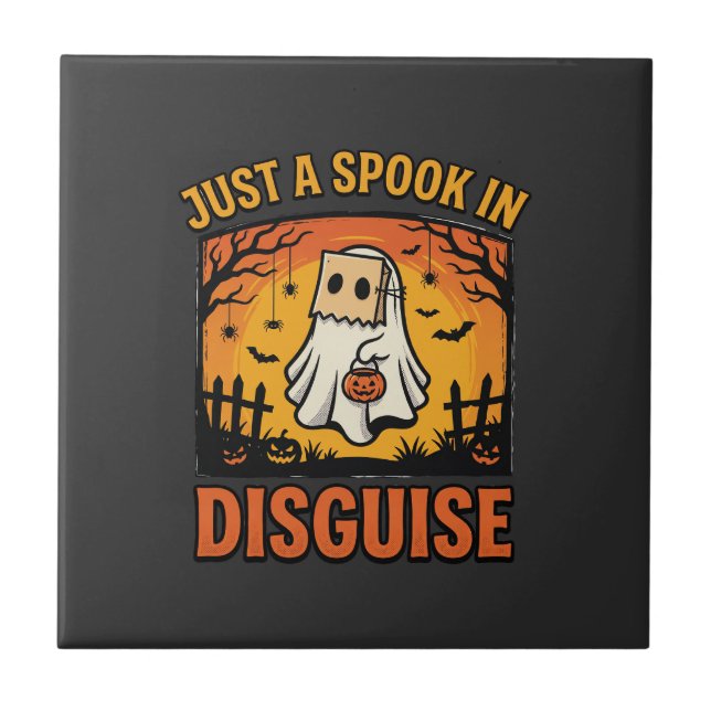 Disfarce de Fantasma de Halloween (Frente)