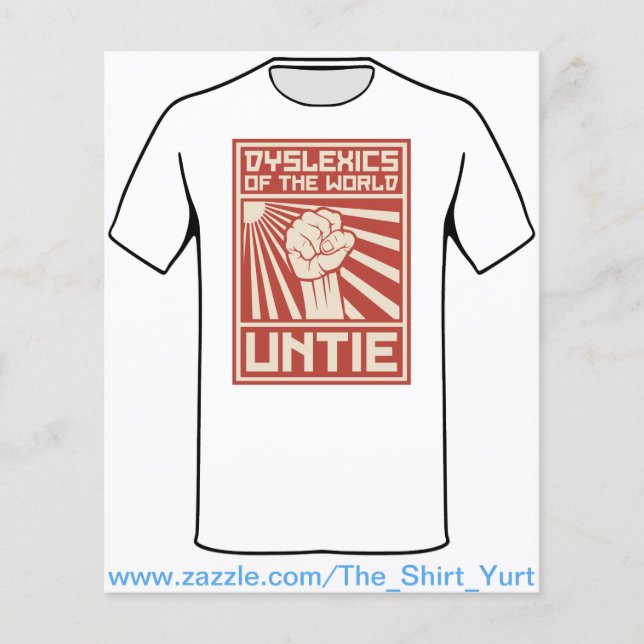 Dislexia da UNTIE Mundial (Frente)