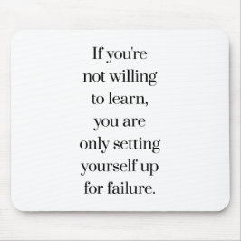 Disposição para aprender o mouse Pad