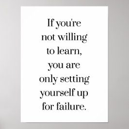 Disposta A Aprender Poster