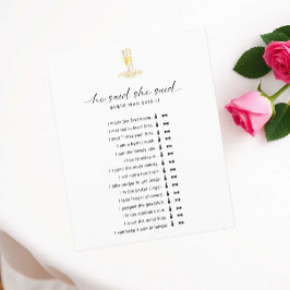 Disse Que Disse Que Pearls Chá de panela Prosecco