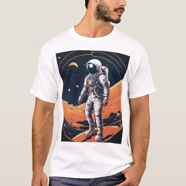 Dissipação Cósmica: Camiseta Spacewalk T (Frente)
