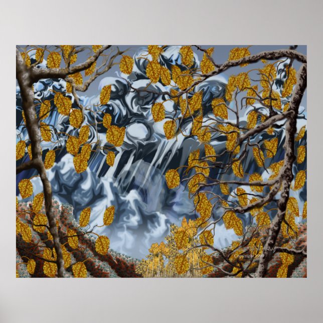 Dissipador de Nuvem de Papel Poster (Matte) 50x40 (Frente)