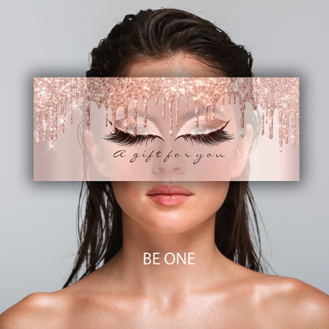 Dissipador de Rosa de Dissipador de Certificado de (Gift Certificate Drip Rose Spark Lash Makeup Small)