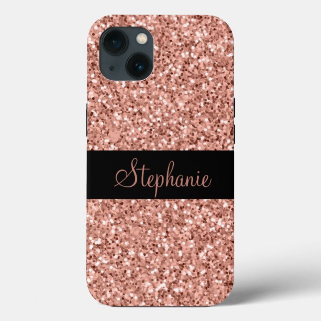 Dissipador Glitter Dourado do Rosa de Nome Persona (Verso)