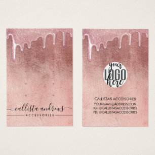 Dissipadores de logotipo Glitter Espesso Dourado c