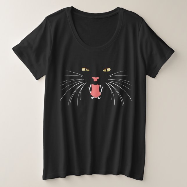 Dissipando Olhos De Ouro De Gato Mais Camisa Do Ta (Frente do Design)