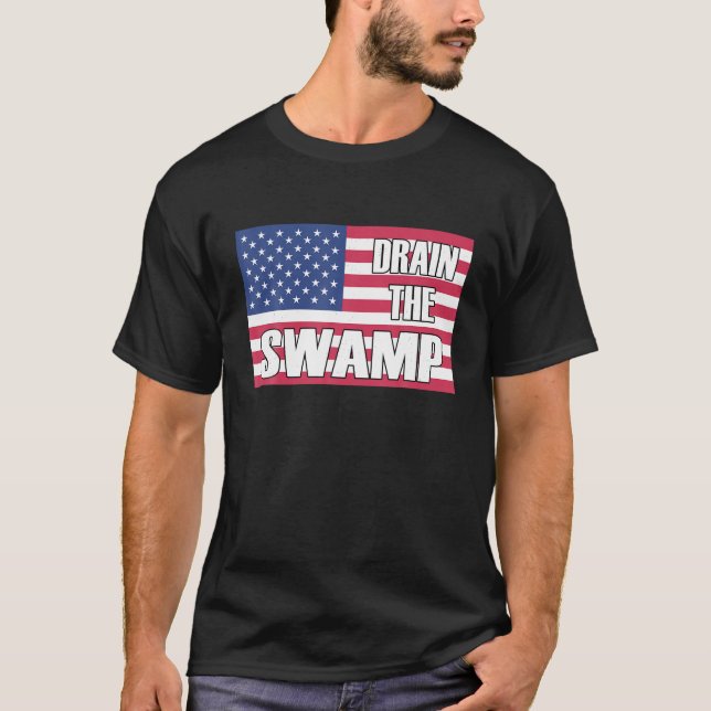 Dissipe a camisa política do pântano (Frente)