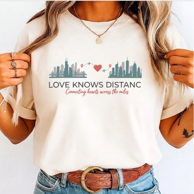 Distância  O Amor Conhece Distância  para Namorada (Criador carregado)
