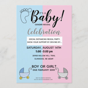 Distância Social Gênero Revela Convite