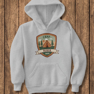 Distintivo de Acampamento Vintage Personalizado