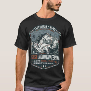 DISTINTIVO DE CAMISA DE DESIGN DE MONTAÑA EXPEDIÇÃ