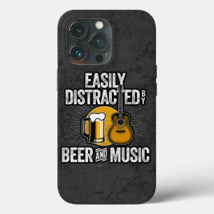 Distraído facilmente por Beer e Music Case-Mate iP