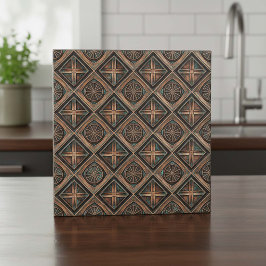 Distressed Bronze & Teal Metal #16 ID1227