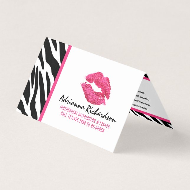 Distribuidor Lipstick Como aplicar / dicas e truqu (Frente)